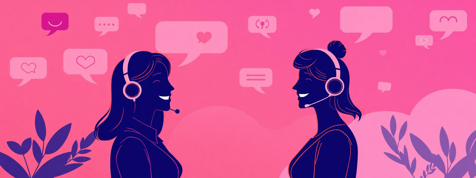Friendly support illustration